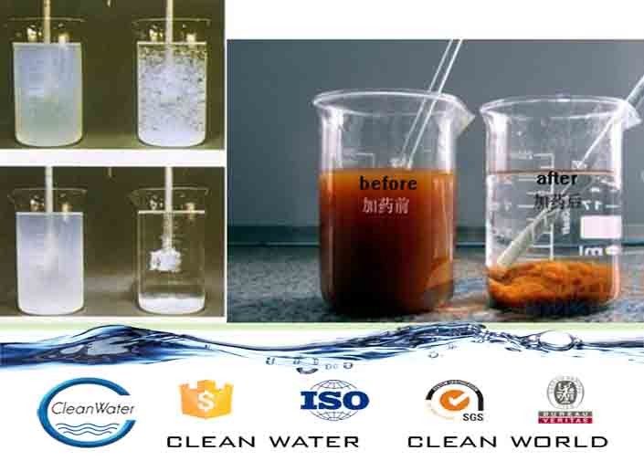 염료 물 처리를 위한 50% 솔리드 콘텐트 물 탈색 대리인
